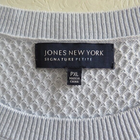 Jones New York Women’s Signature Petite Multicolor Stripes Sweater PXL - Picture 4 of 9